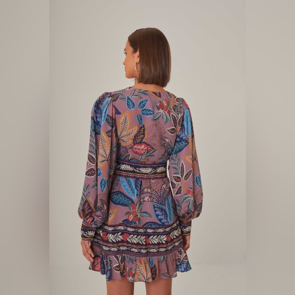 FARM Rio Multicolor Leaf Print Dress - Picture 10 of 10